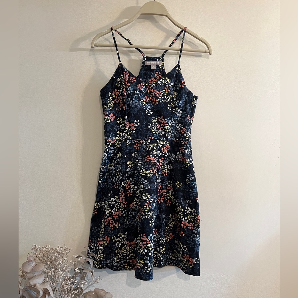 Banana Republic Sundress - Navy Floral Print - Size S